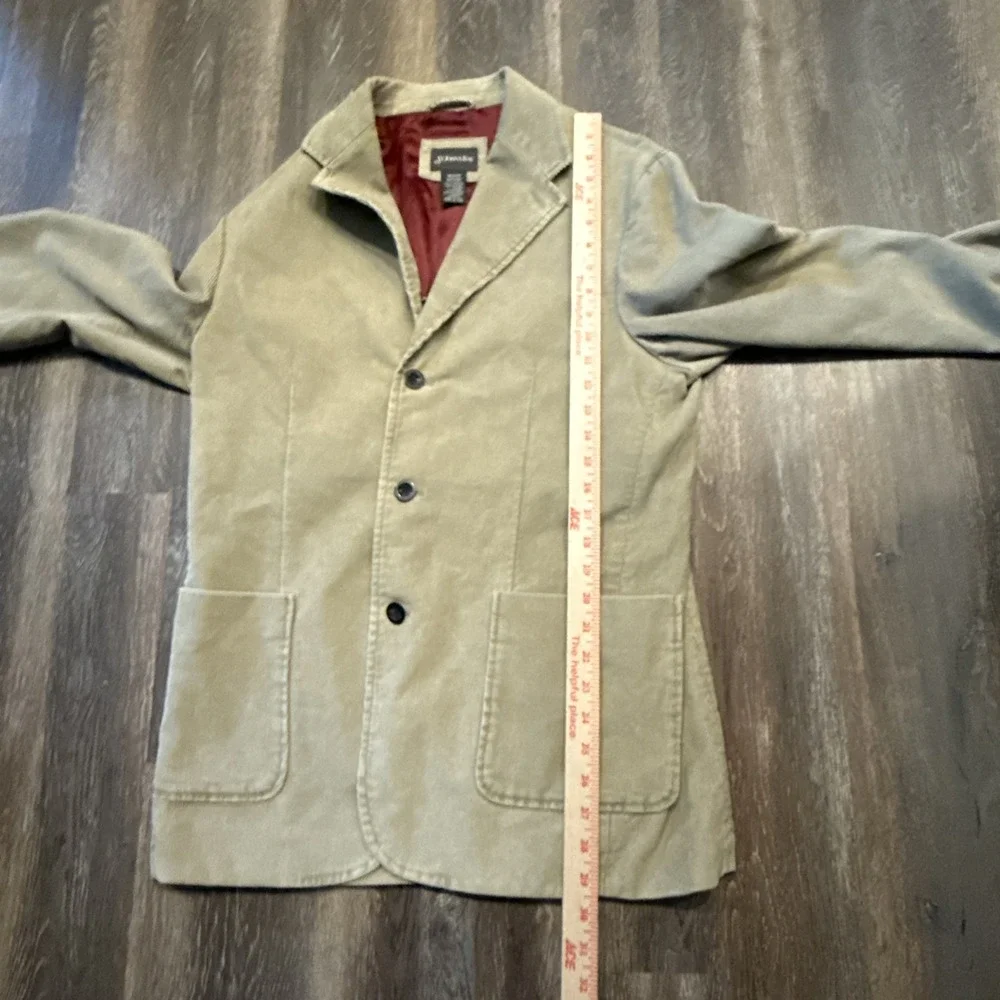 St John's Bay Men's Medium Corduroy Blazer Sport Coat Tan